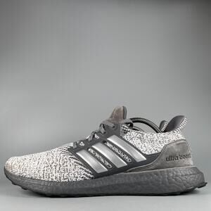 Adidas UltraBoost DNA Men's 11 Grey Metallic Silver Black Running Sneakers Shoes